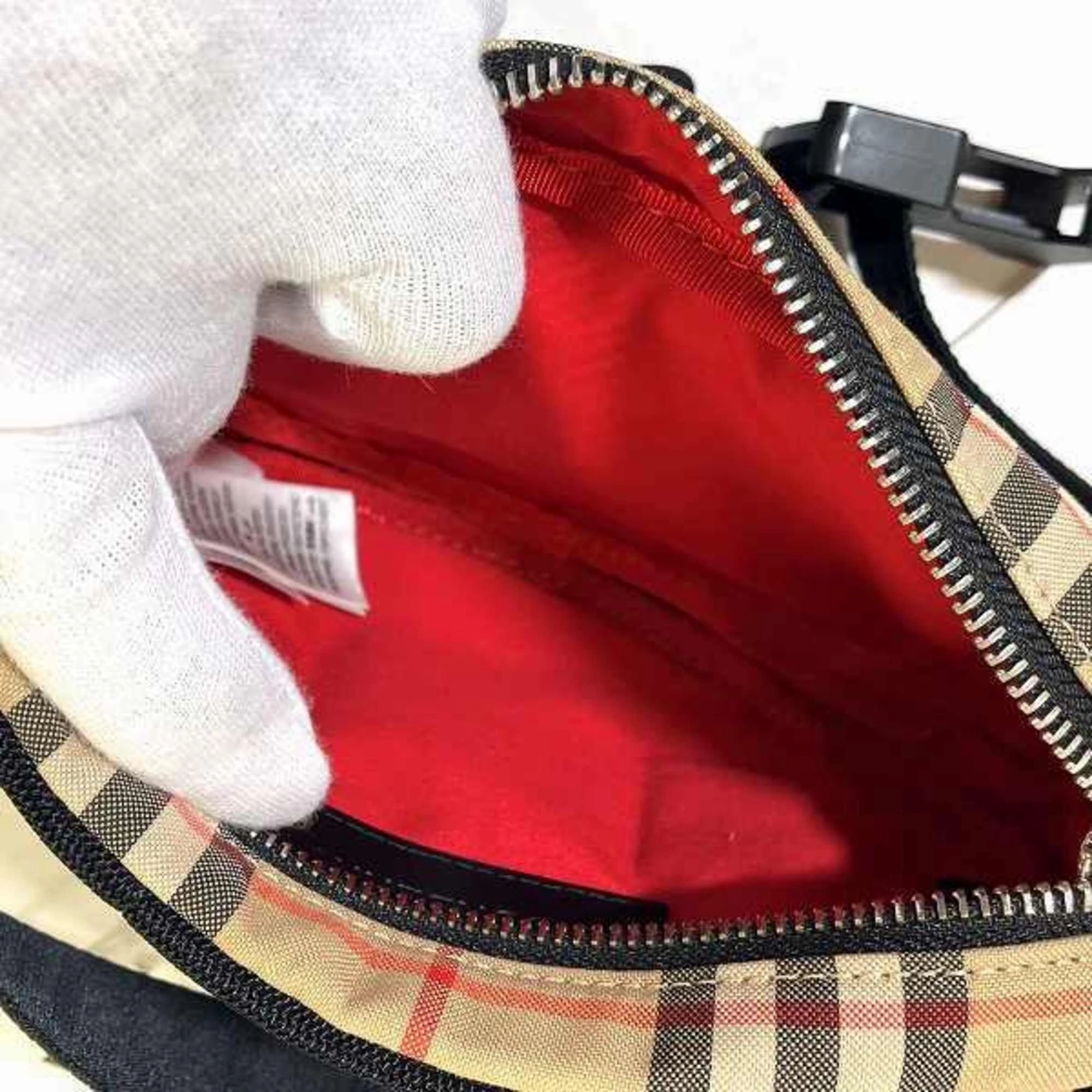 Burberry  Color Cotton Polyester Fanny Pack Sling Bag (Pre-Owned)