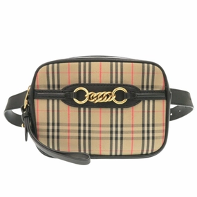 Burberry  Cotton Leather Sling Bag (Pre-Owned)