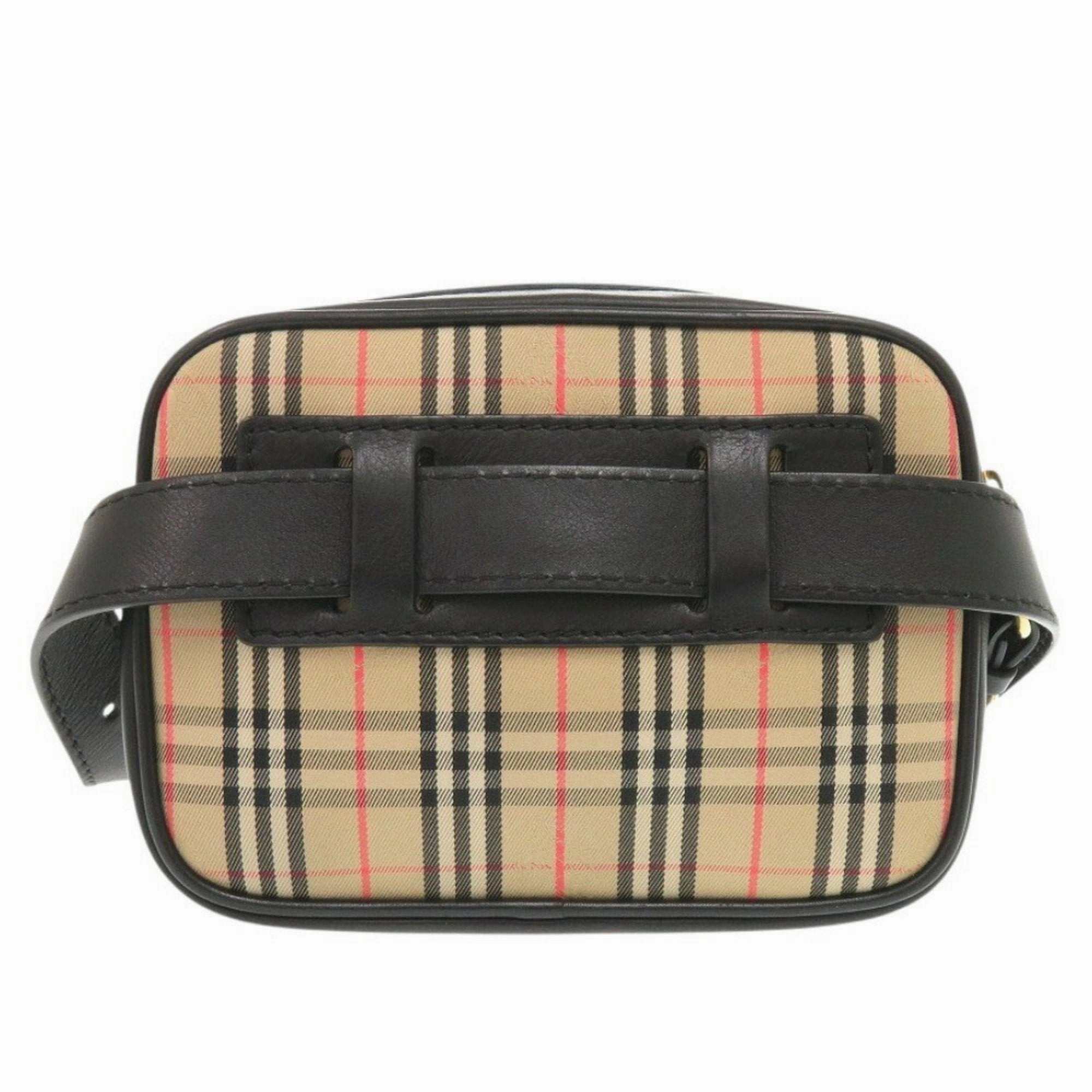 Burberry  Cotton Leather Sling Bag (Pre-Owned)