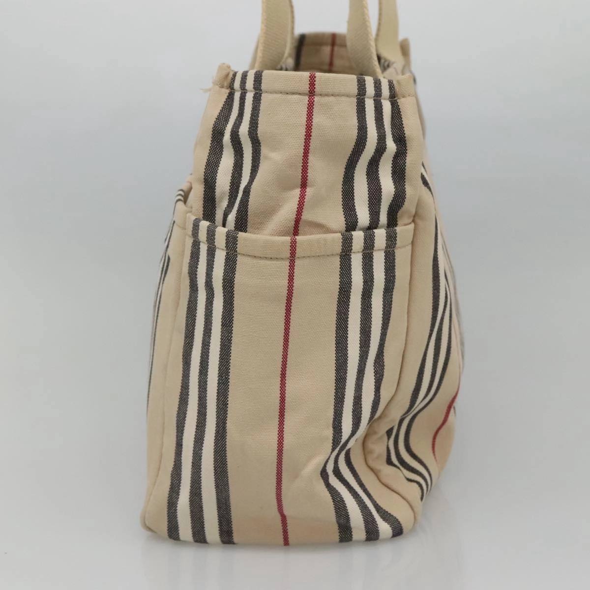Burberry Fourre Tout Canvas Tote Bag (Pre-Owned)