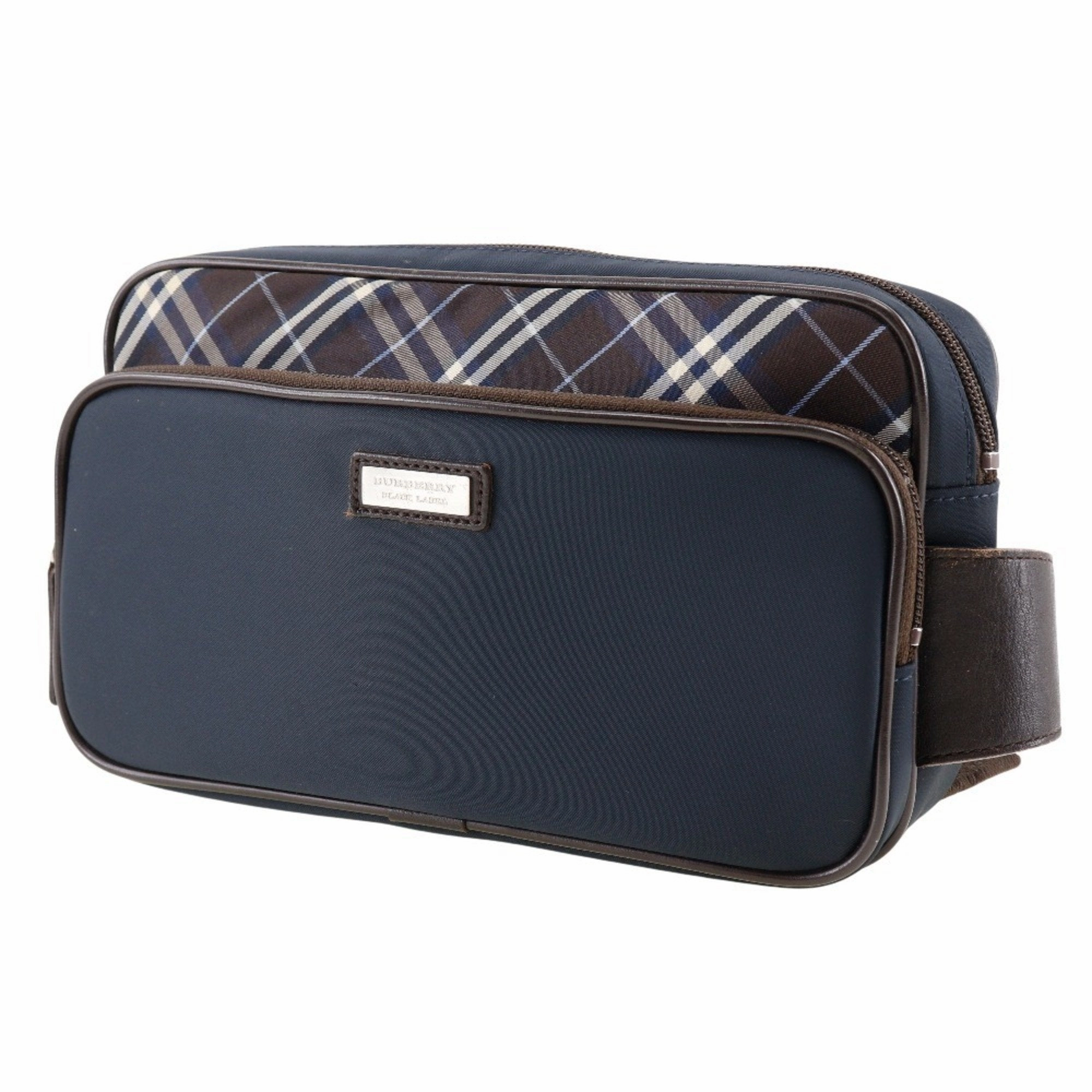 Burberry Label Nylon Sling Bag (Pre-Owned)