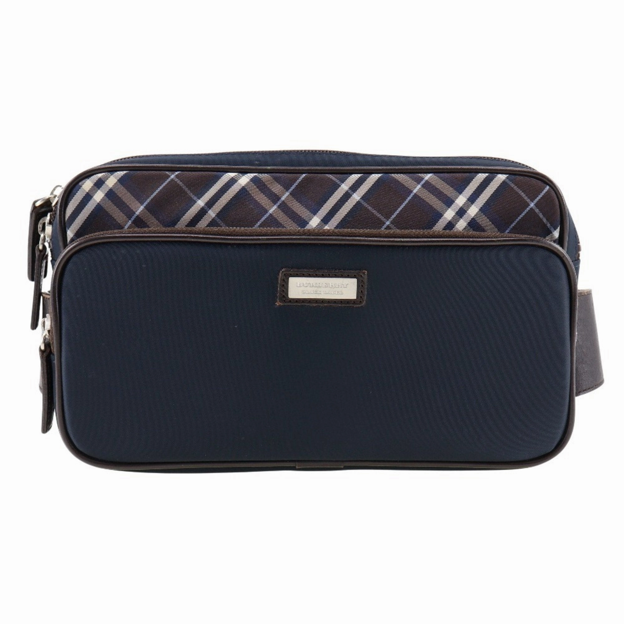 Burberry Label Nylon Sling Bag (Pre-Owned)