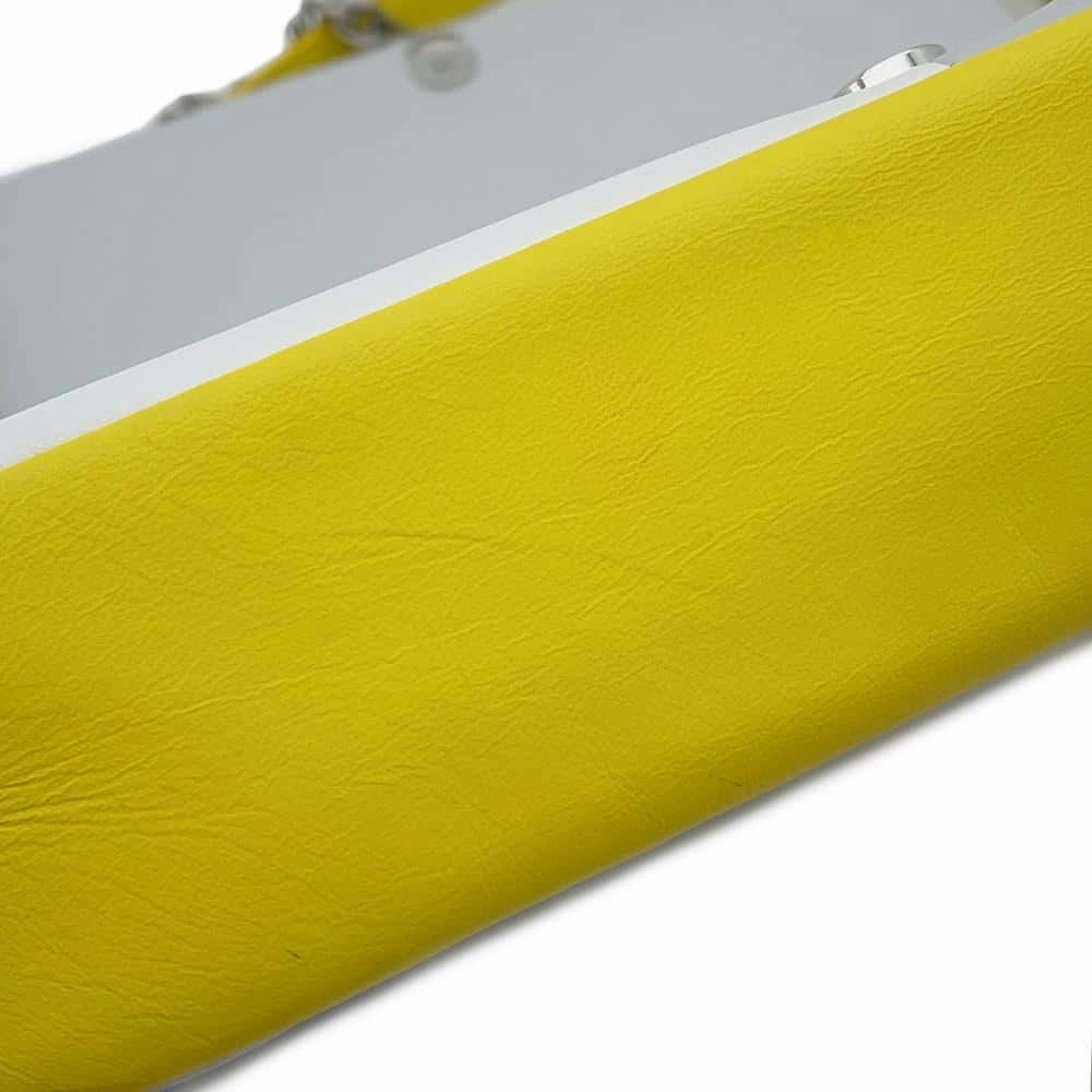 BURBERRY Laura ChainShoulder Bag Yellow/White/Gray Leather