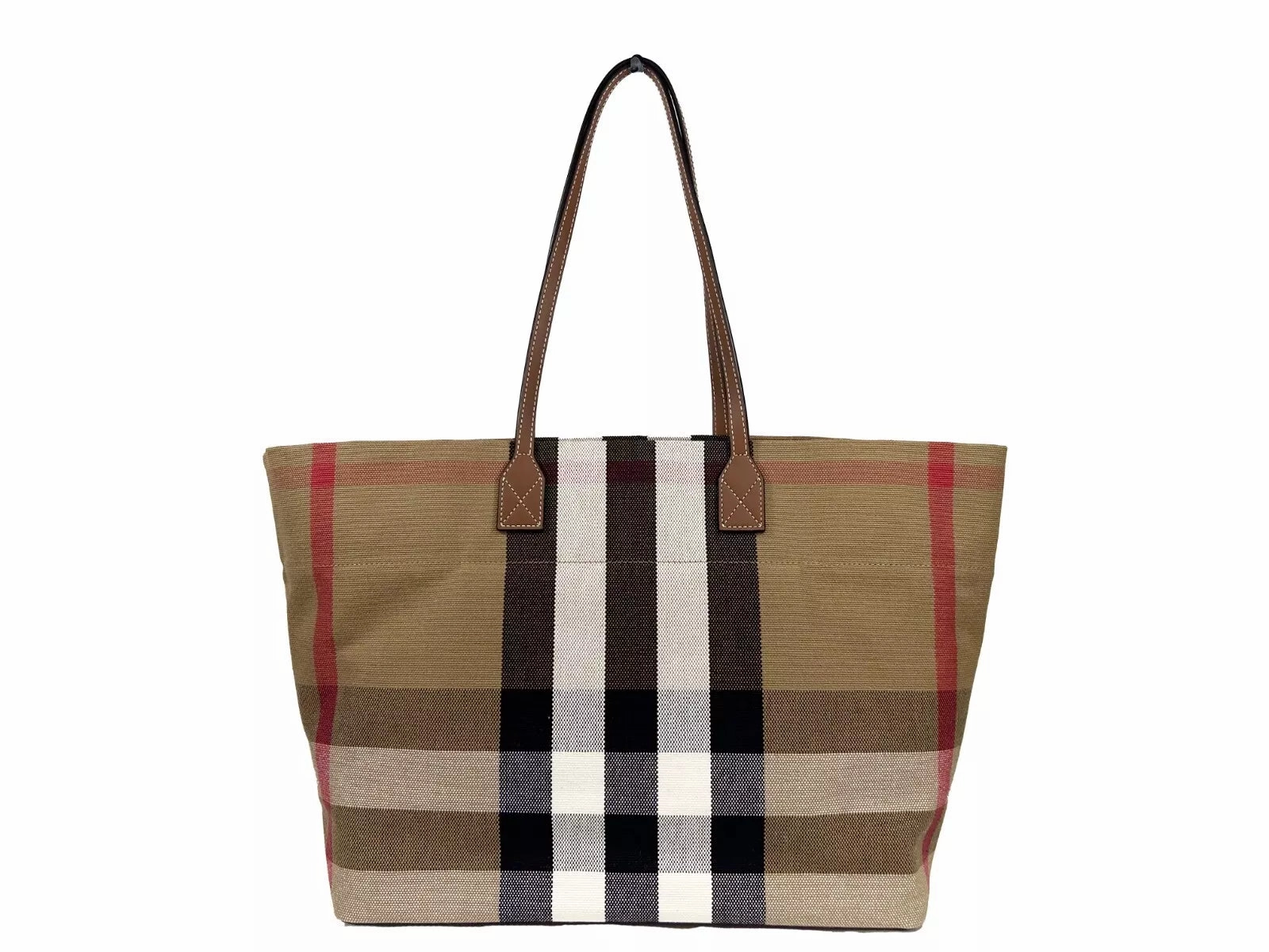 Burberry Medium London Check Tote Bag Purse Women's Checke