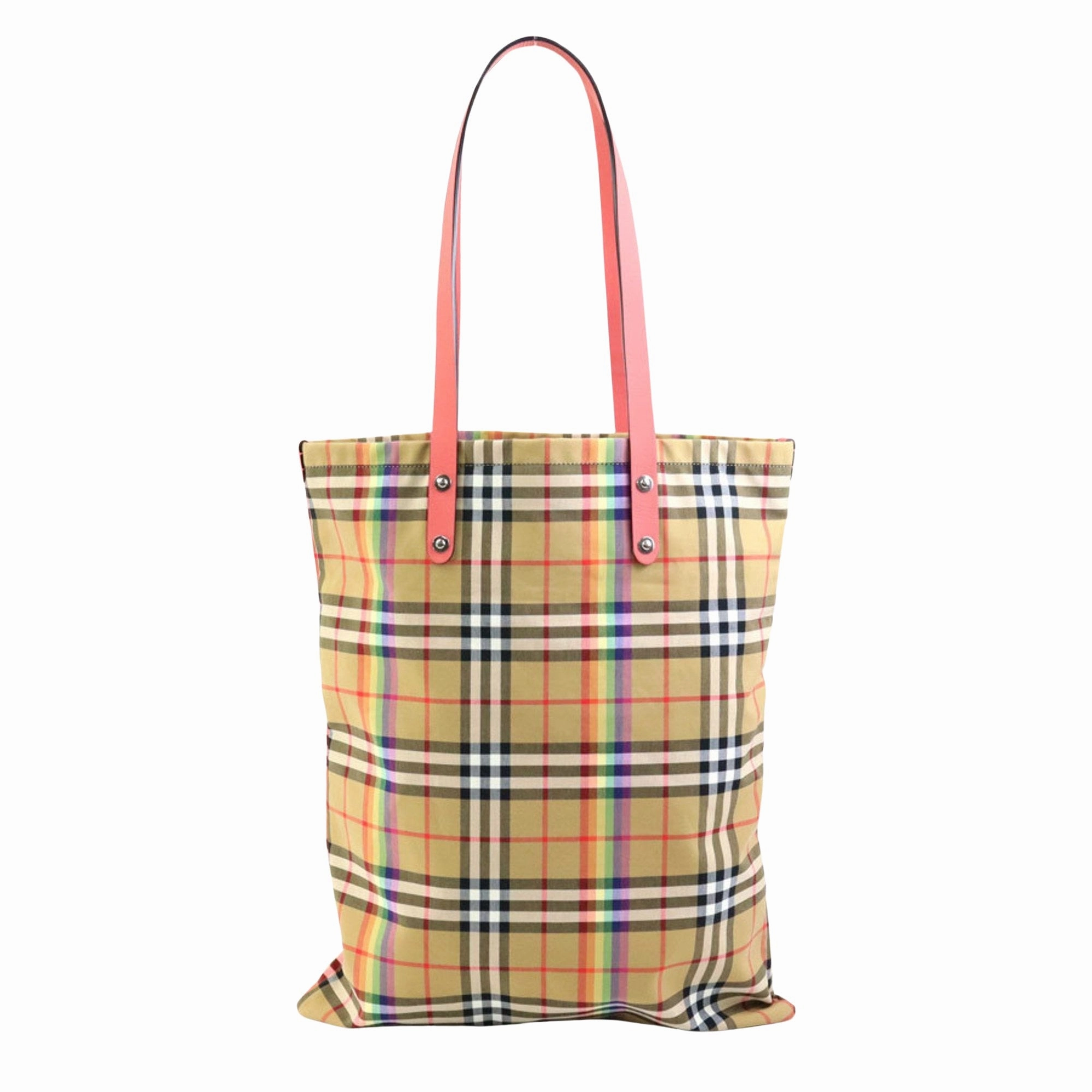 Burberry Nova Check  Cotton Tote Bag (Pre-Owned)