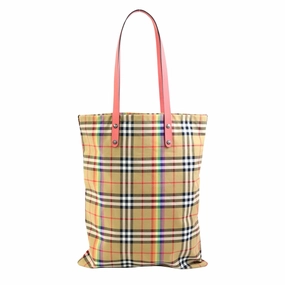 Burberry Nova Check  Cotton Tote Bag (Pre-Owned)