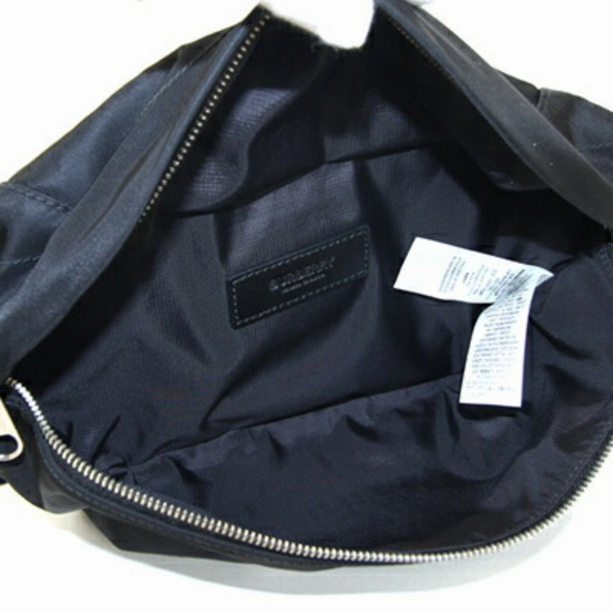 Burberry Nylon Leather Fanny Pack Sling Bag (Pre-Owned)