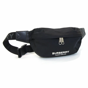 Burberry Nylon Leather Fanny Pack Sling Bag (Pre-Owned)
