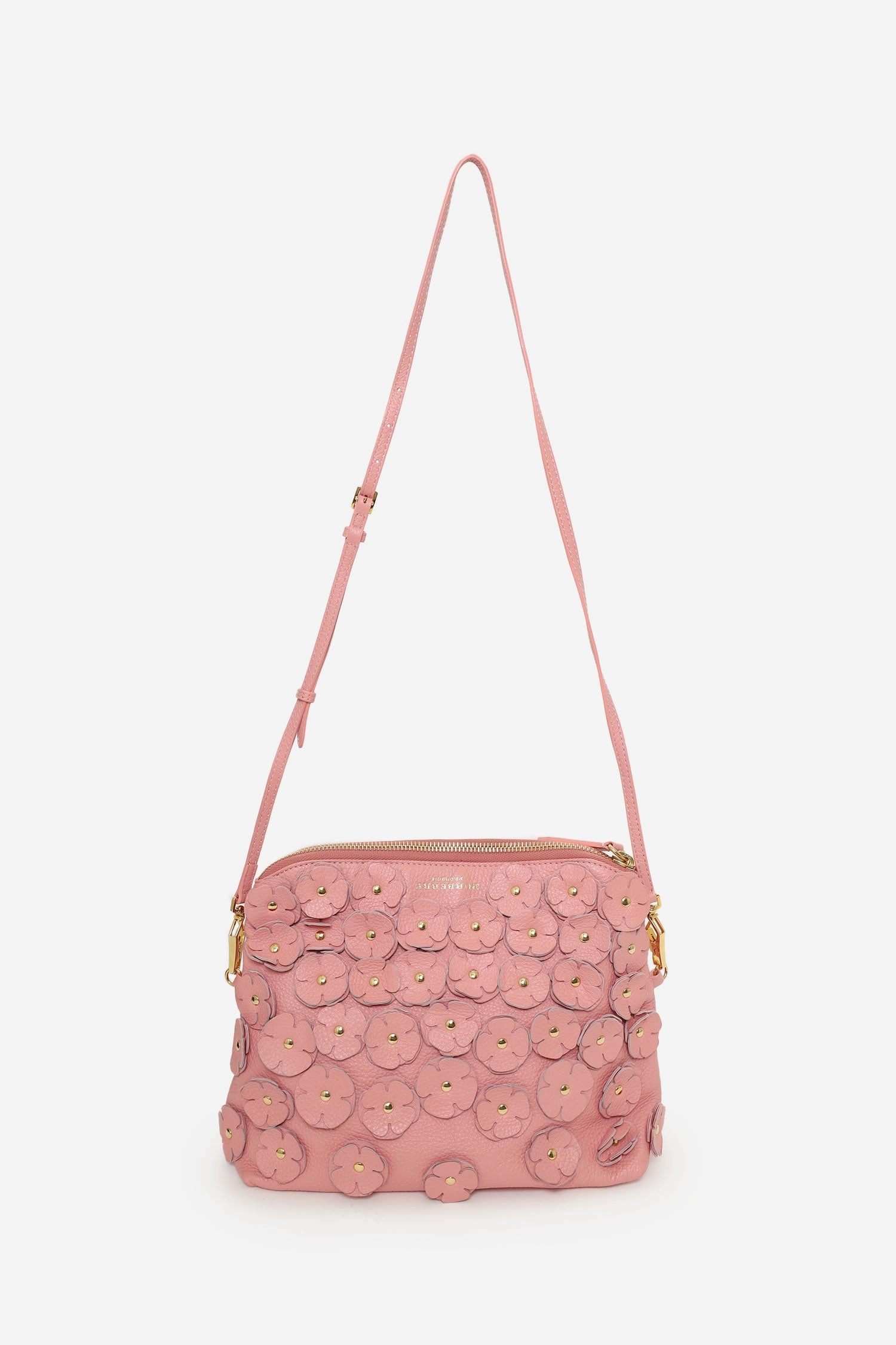 Burberry Prorsum Pink Leather The Petal Crossbody Bag