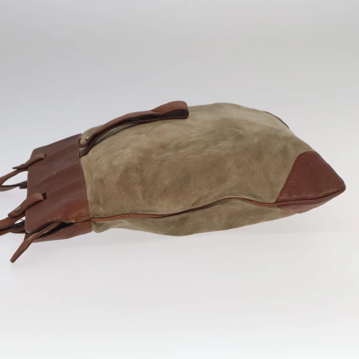 Burberry  Suede Tote Bag (Pre-Owned)