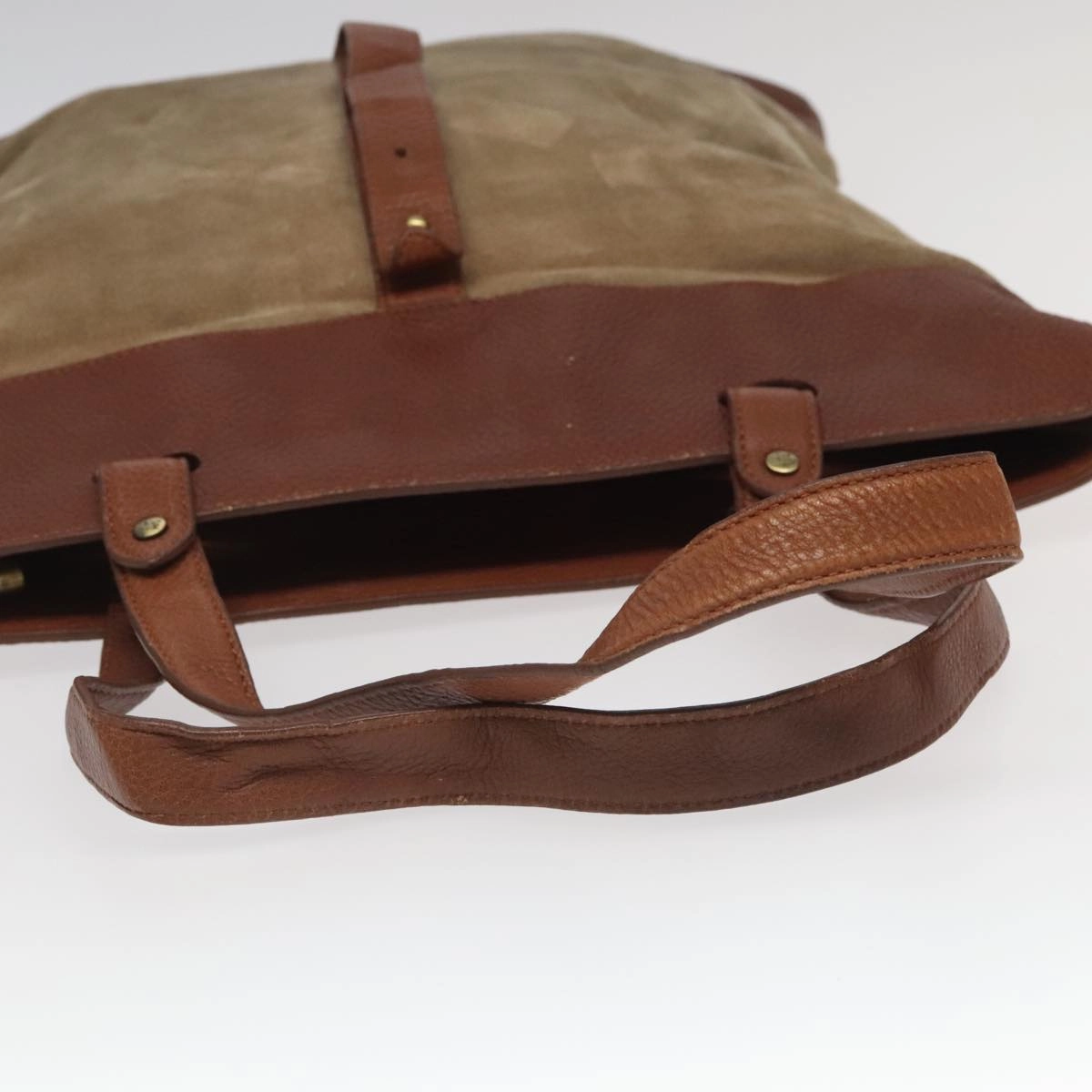 Burberry  Suede Tote Bag (Pre-Owned)