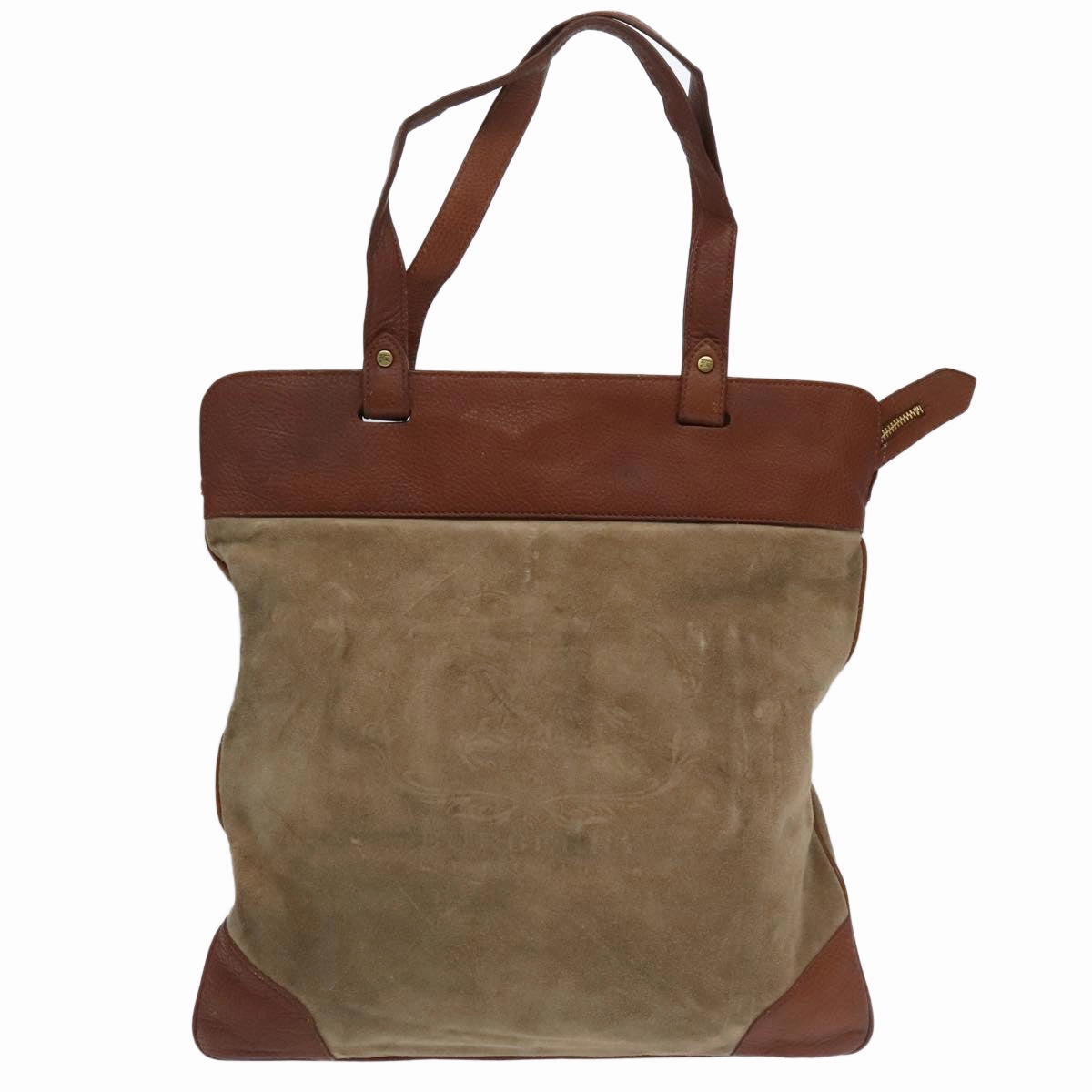 Burberry  Suede Tote Bag (Pre-Owned)