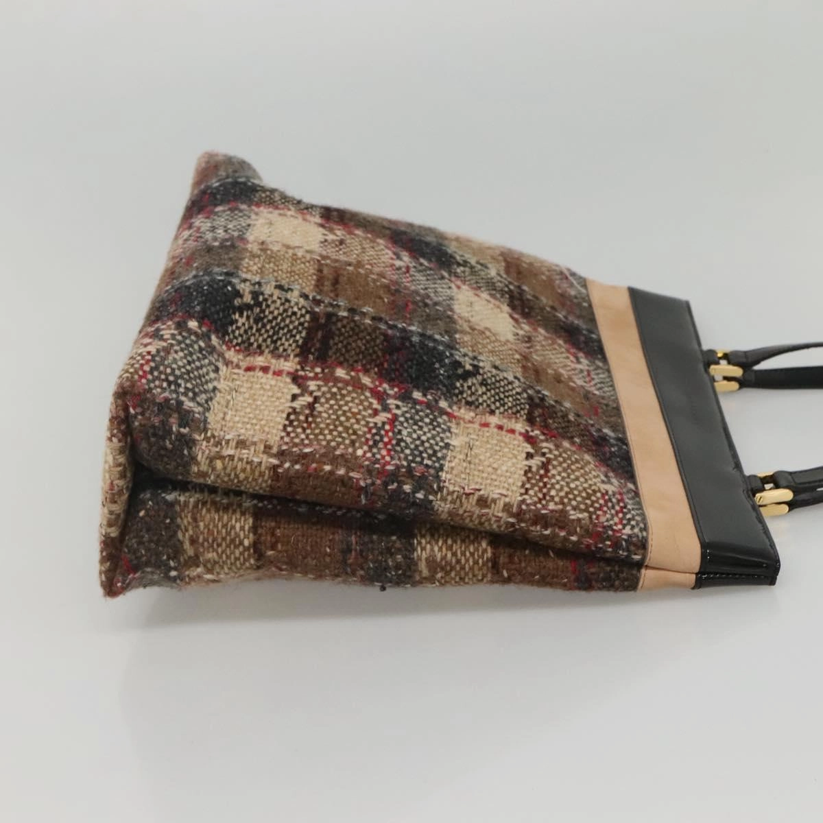 Burberry Wool Tote Bag (Pre-Owned)