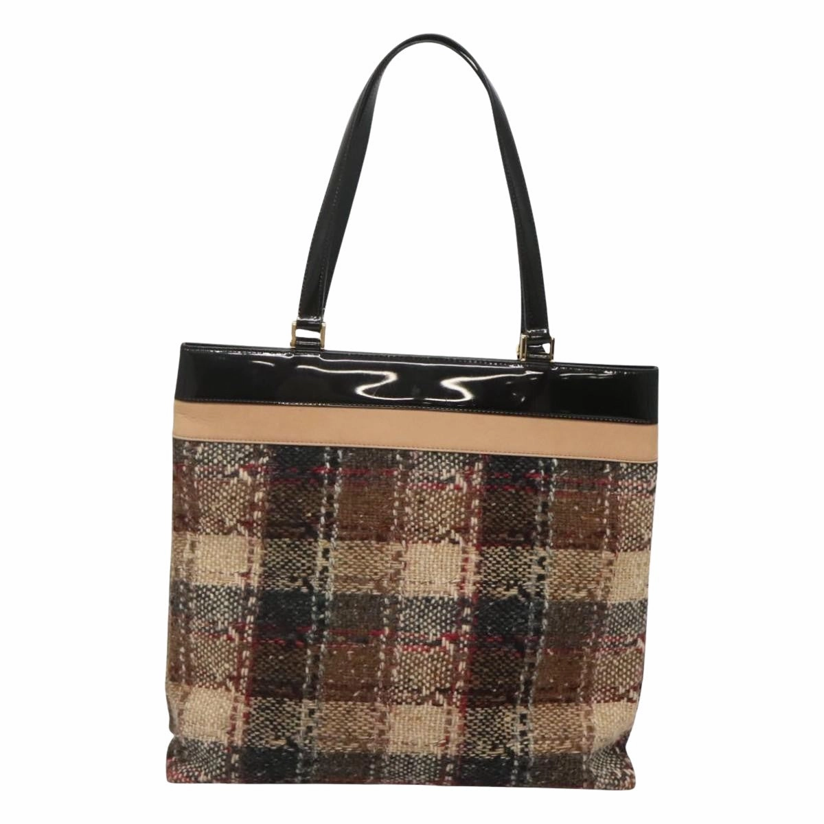 Burberry Wool Tote Bag (Pre-Owned)