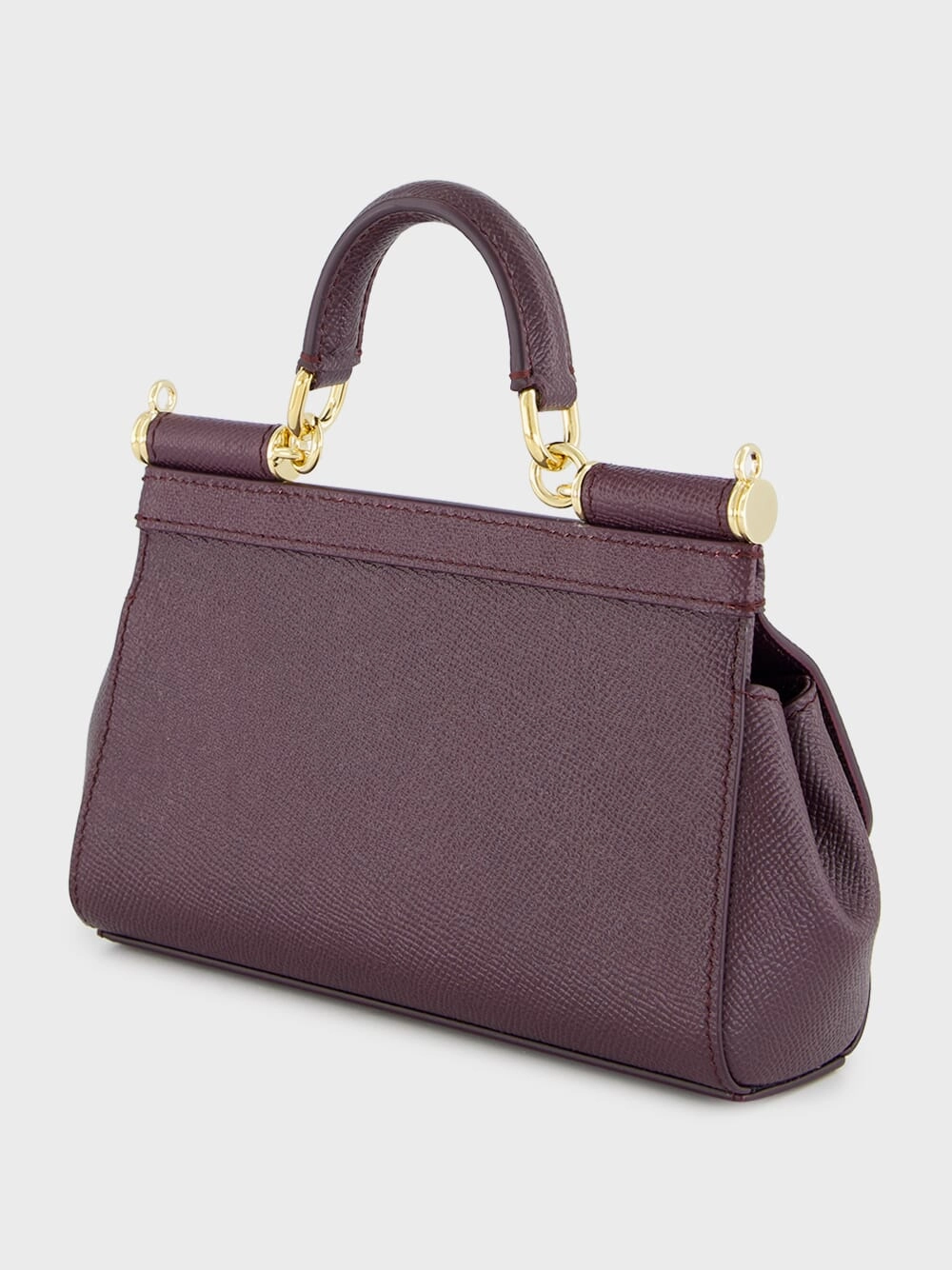 Burgundy Small Sicily Handbag
