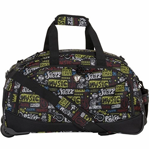 CALPAK Plato Music Man 21-inch Carry-on Rolling Upright Duffel Bag