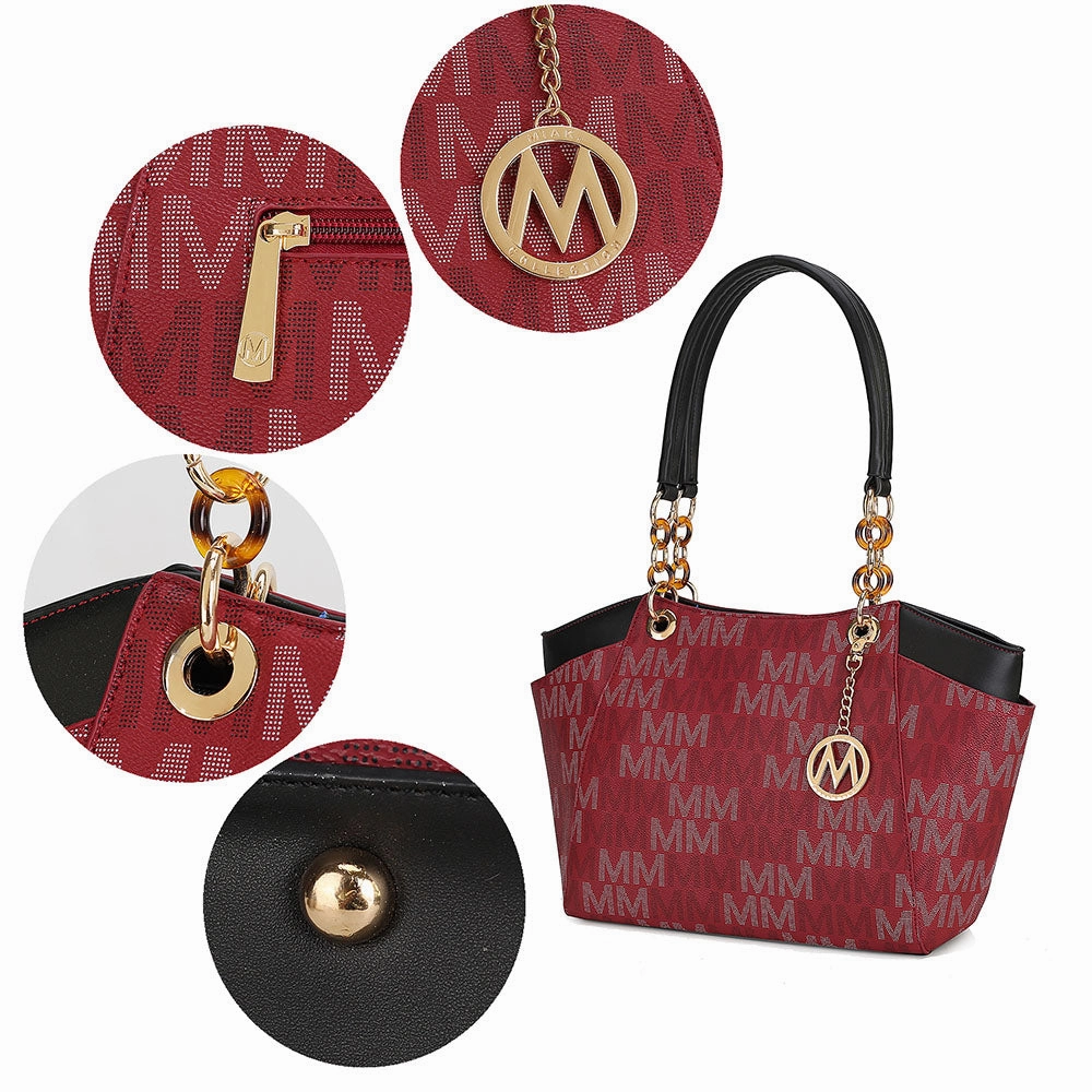 Cameron Women's Fashion Tote Handbag by Mia K
