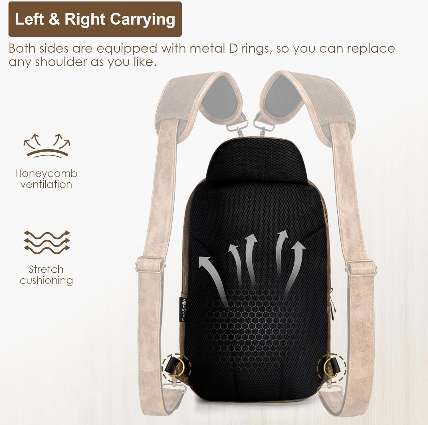 Canvas Messenger Bag Sling Bag Crossbody Shoulder Bag for Men Women Travel Work Satchel Bags
