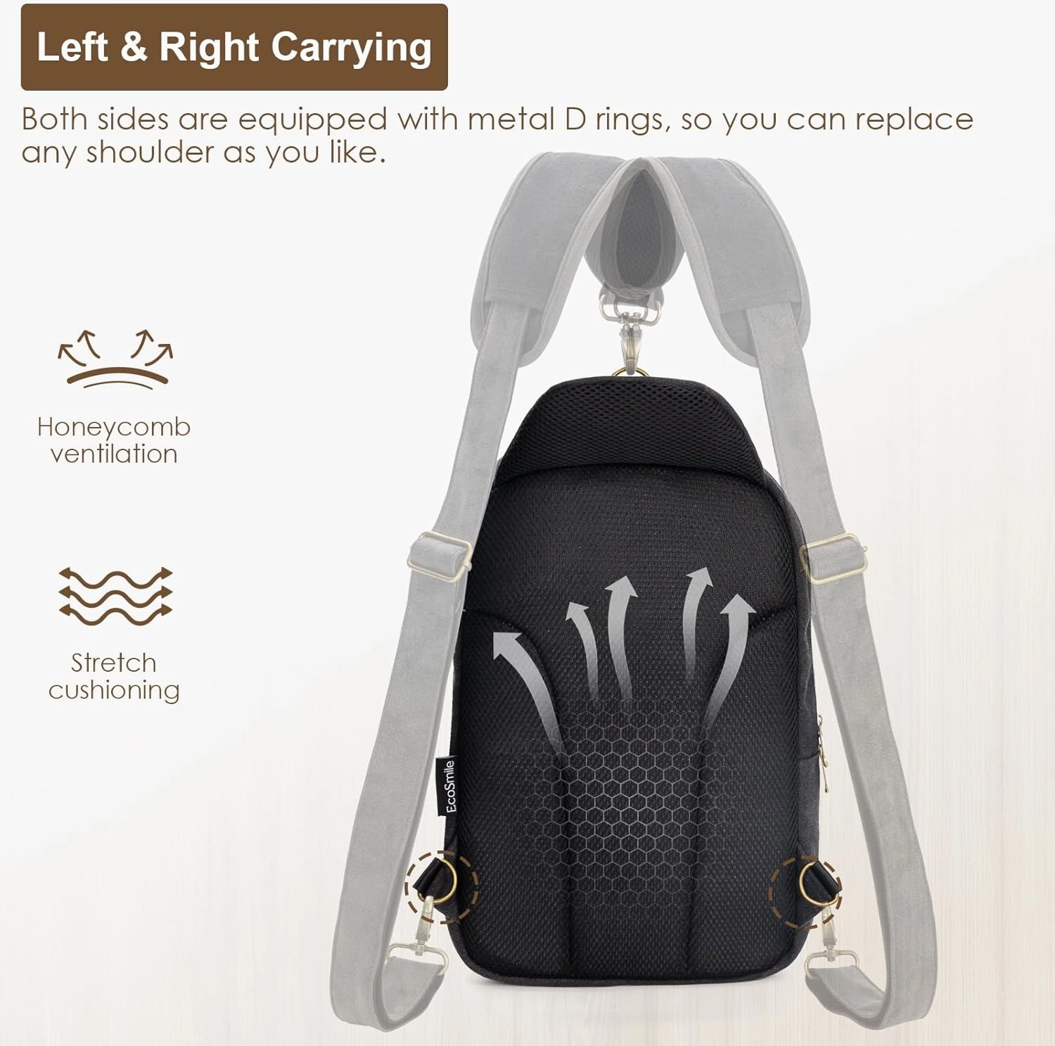 Canvas Messenger Bag Sling Bag Crossbody Shoulder Bag for Men Women Travel Work Satchel Bags