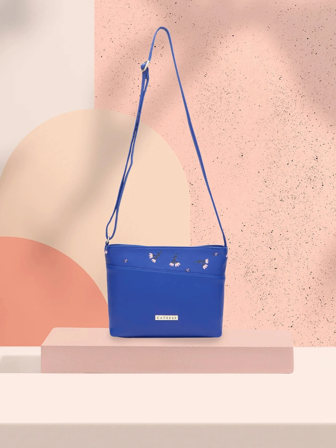 Caprese Adah Large Blue Sling Bag