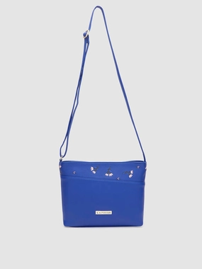 Caprese Adah Large Blue Sling Bag