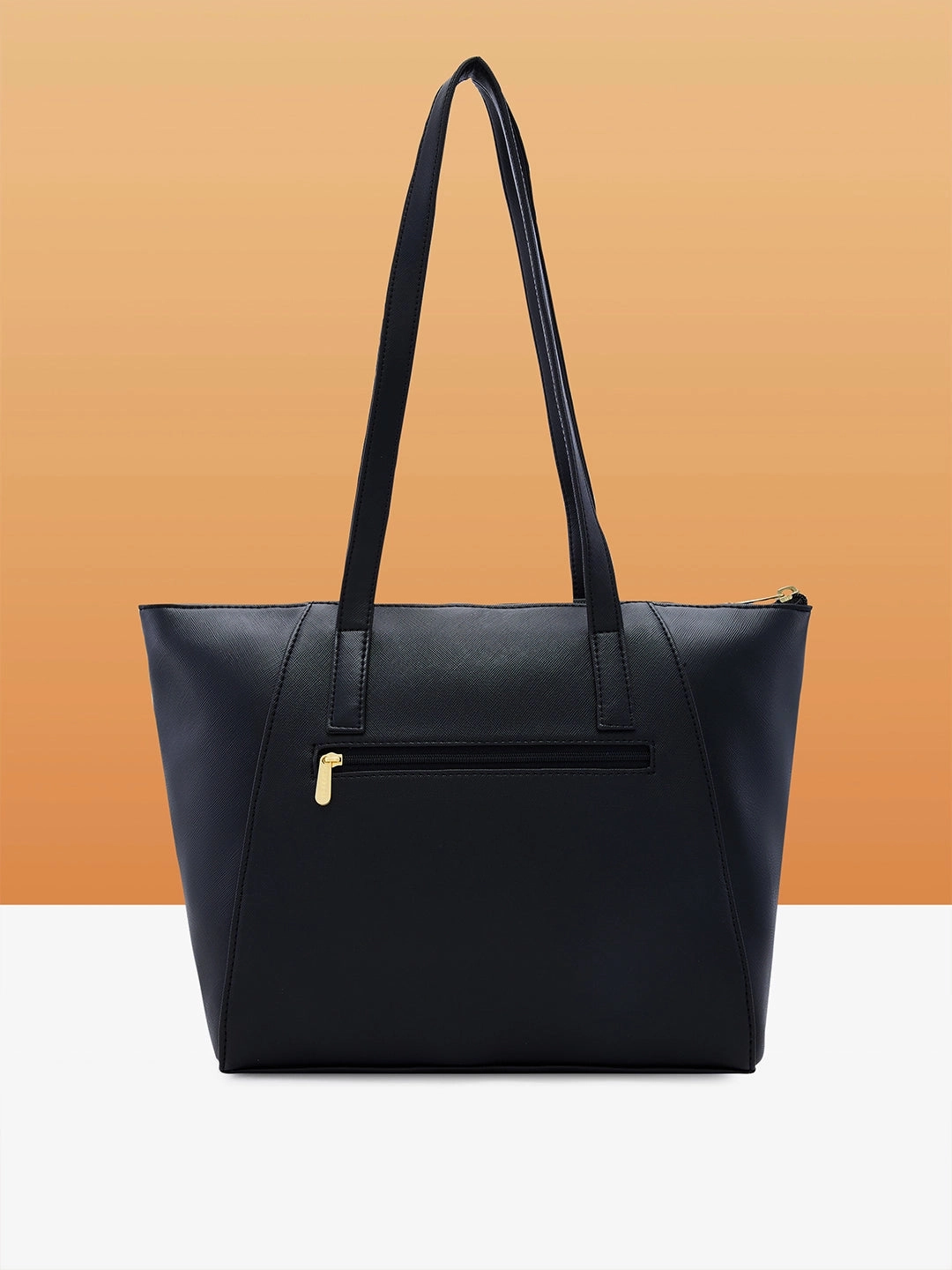 Caprese Afra Medium Black Tote Bag