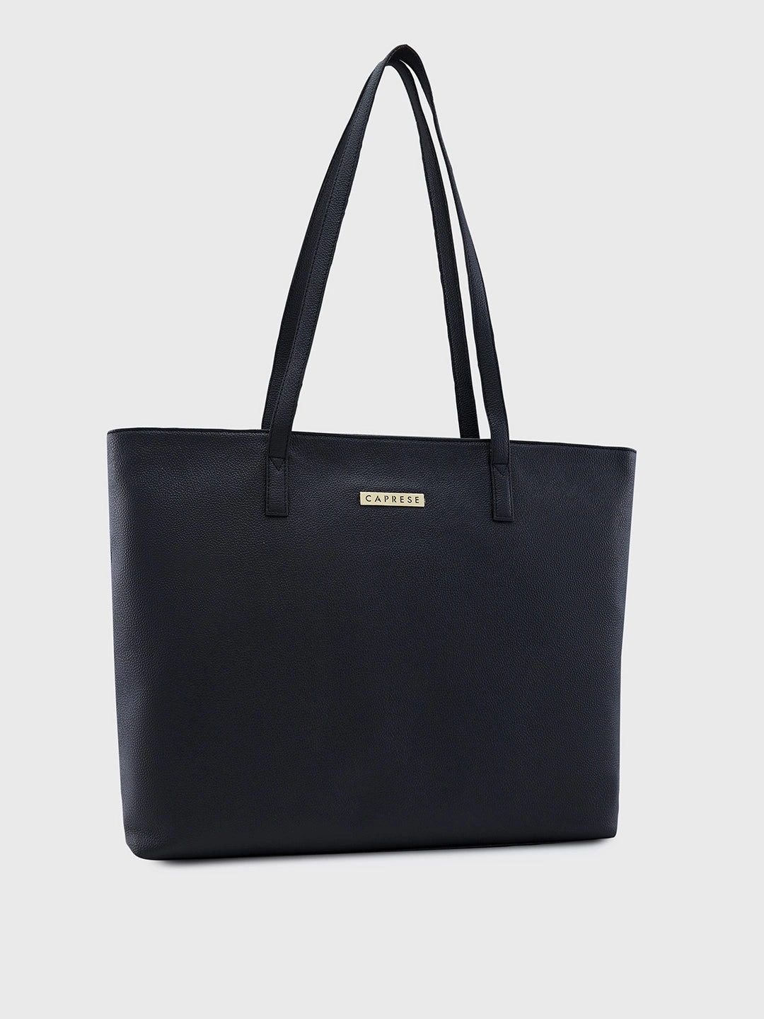 Caprese Amayra Large Black Laptop Tote Bag