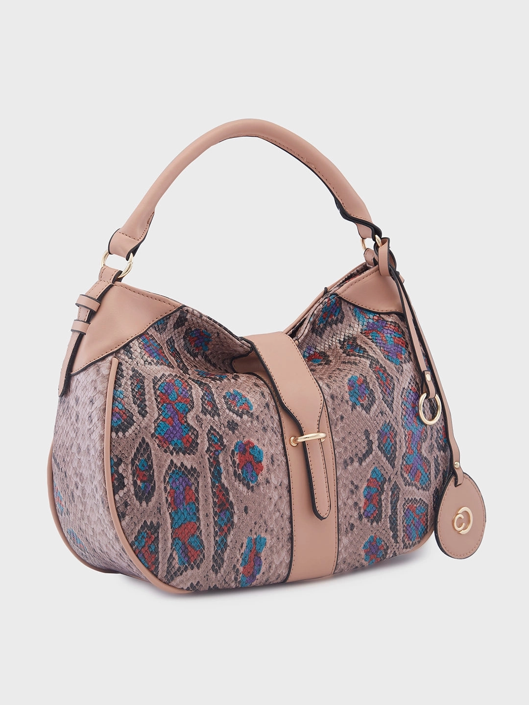 Caprese Archie Medium Dusky Pink Hobo Bag