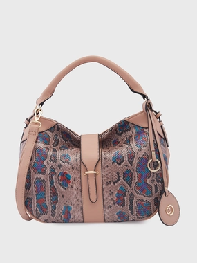 Caprese Archie Medium Dusky Pink Hobo Bag