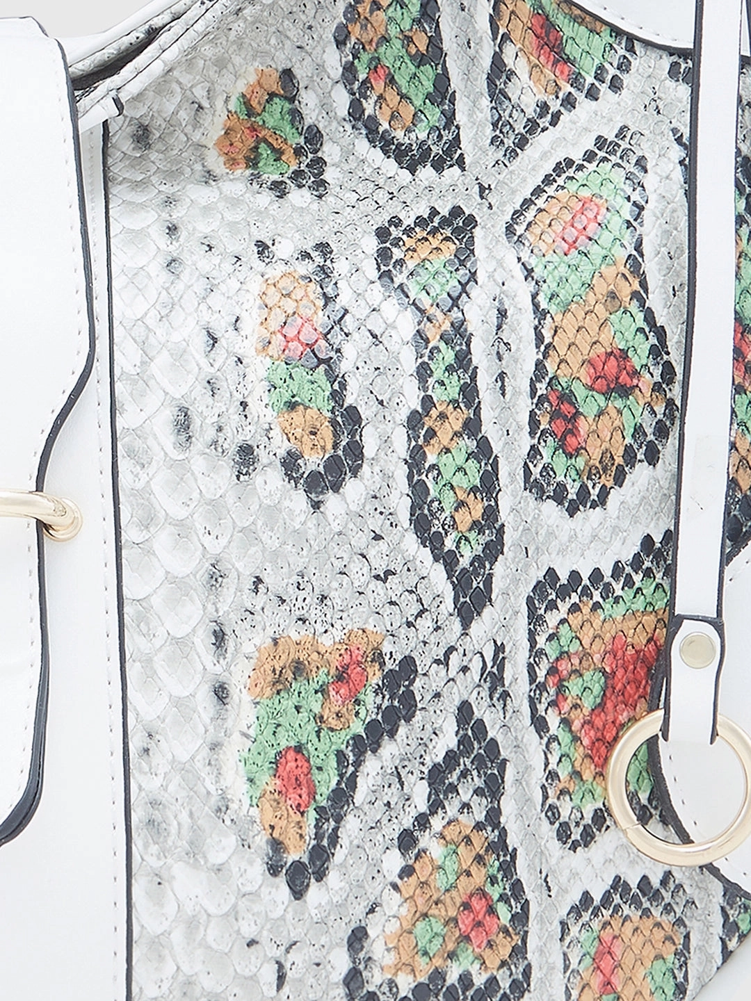 Caprese Archie Medium White Hobo Bag