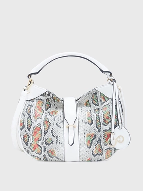 Caprese Archie Medium White Hobo Bag