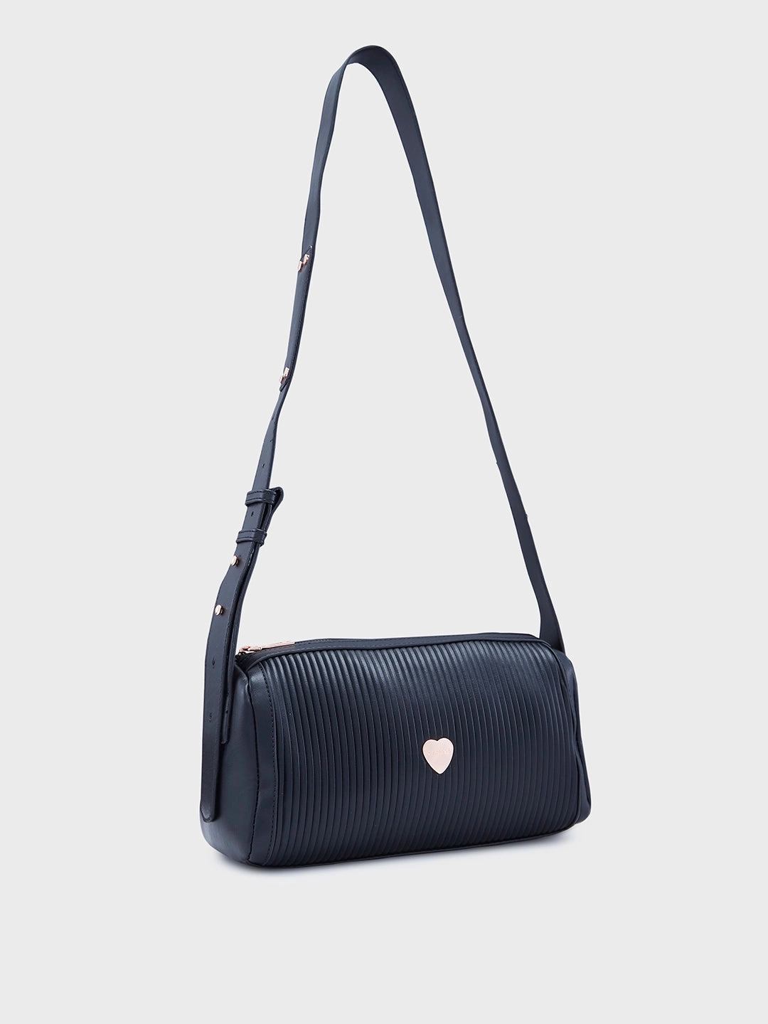 Caprese Ava Medium Black Sling Bag