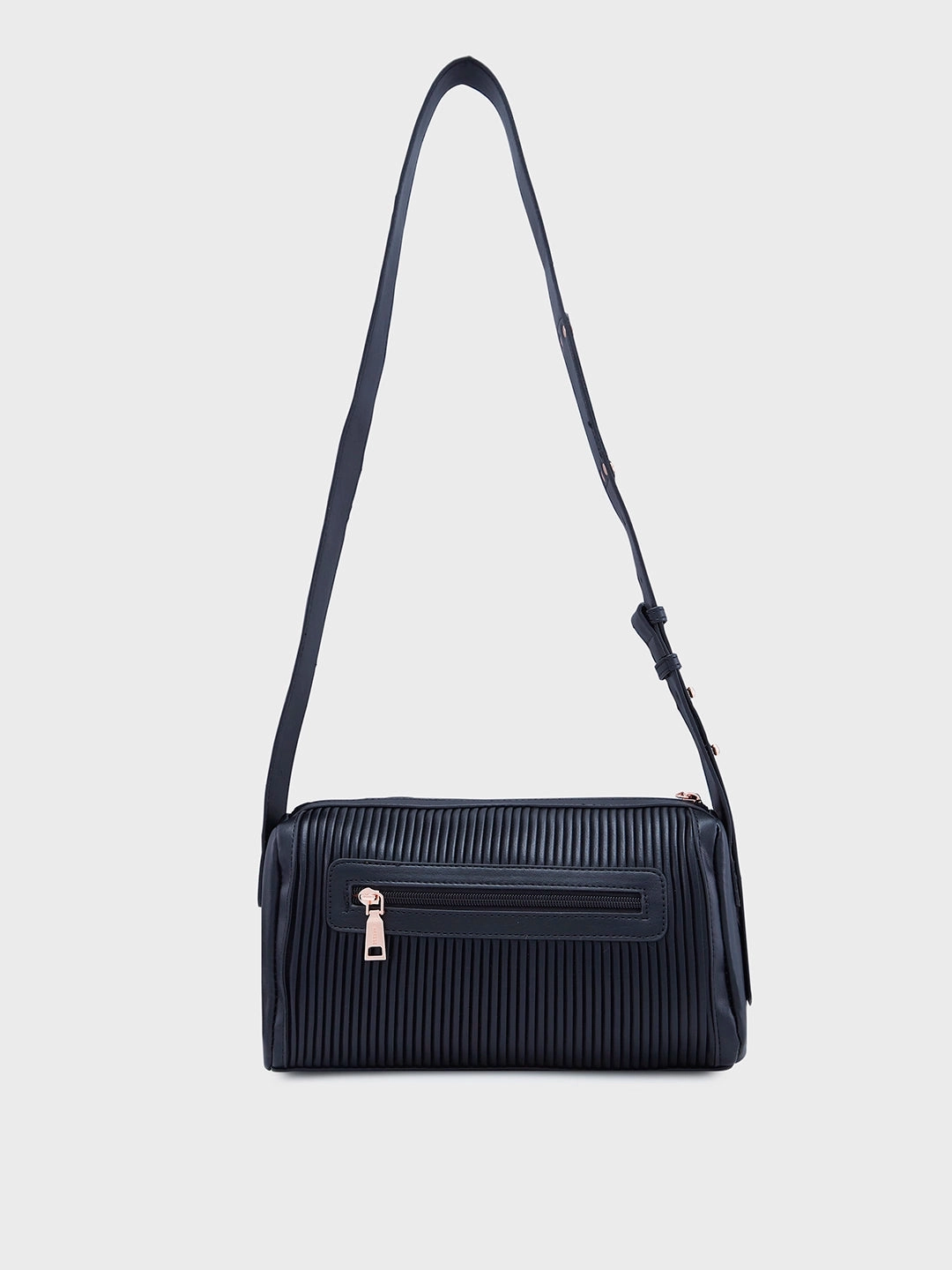 Caprese Ava Medium Black Sling Bag