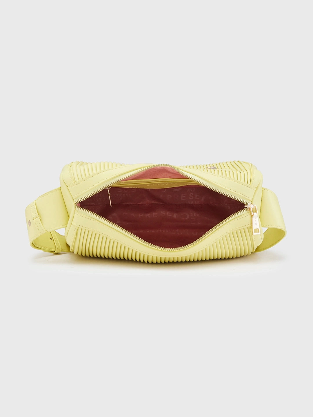 Caprese Ava Medium Lemon Yellow Sling Bag