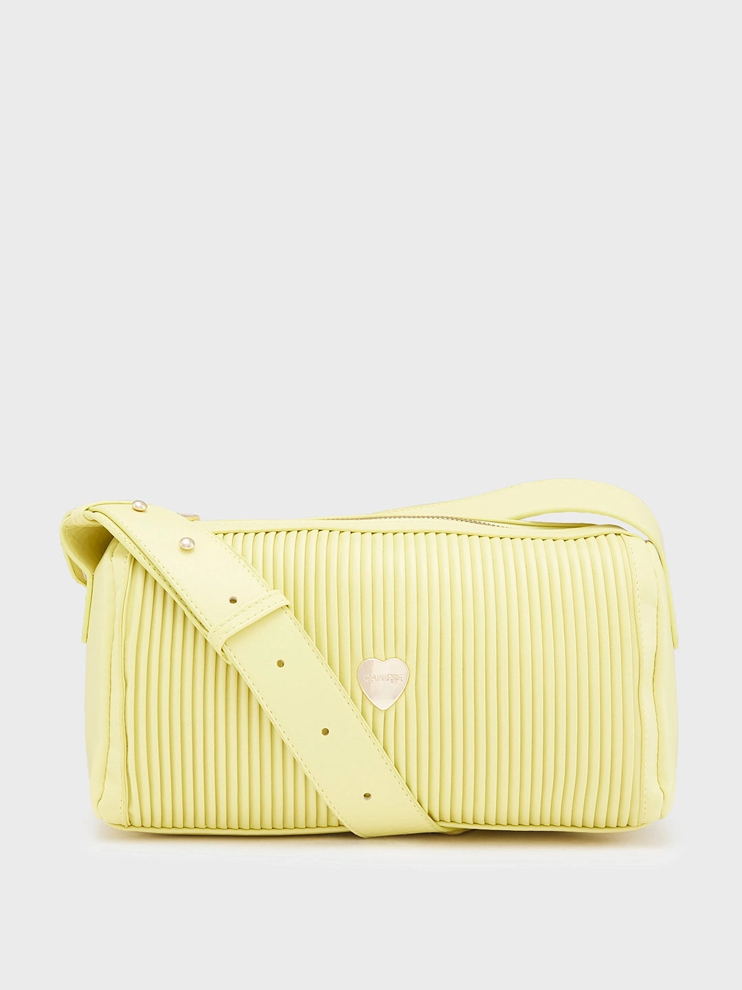 Caprese Ava Medium Lemon Yellow Sling Bag