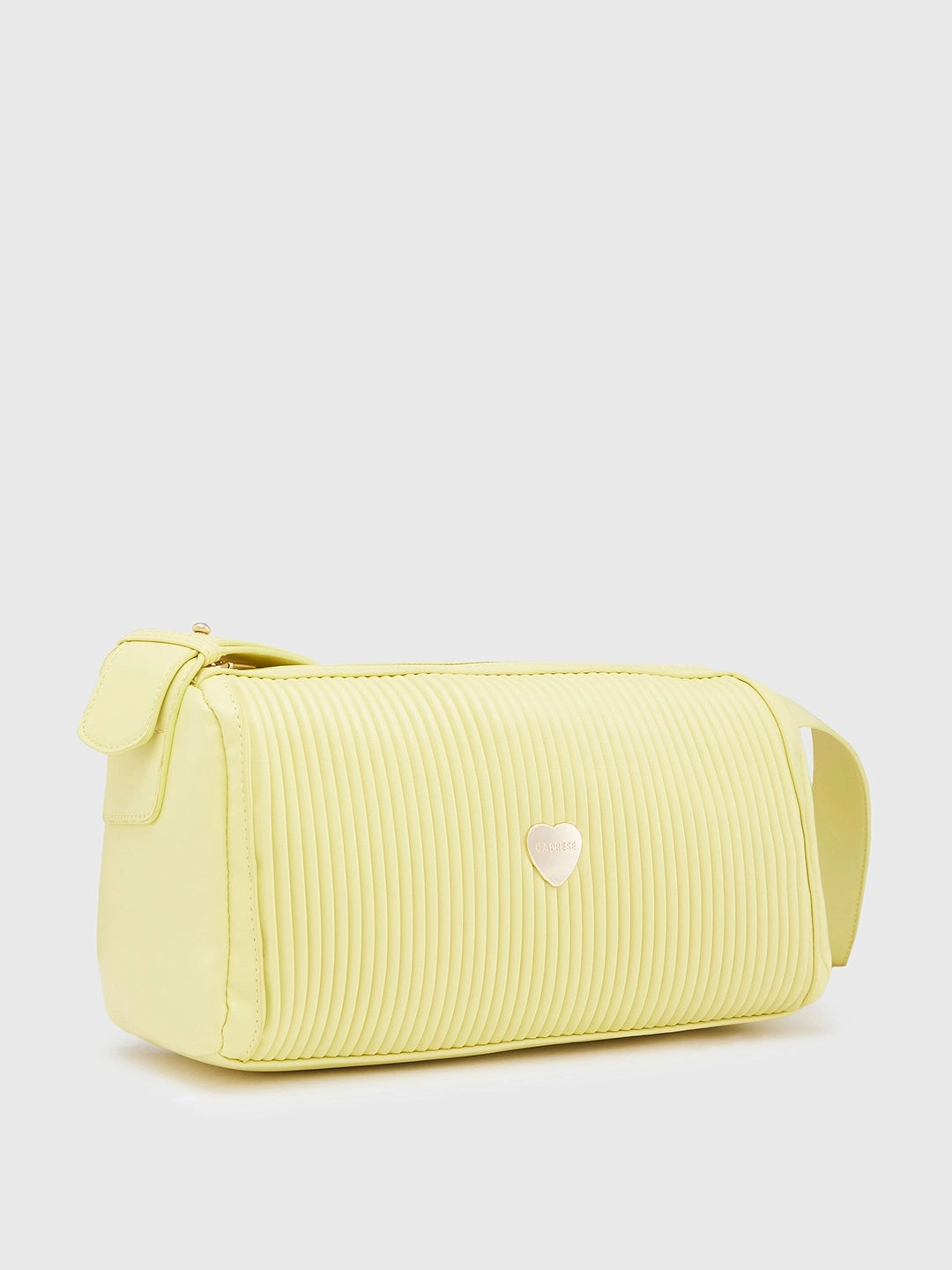 Caprese Ava Medium Lemon Yellow Sling Bag