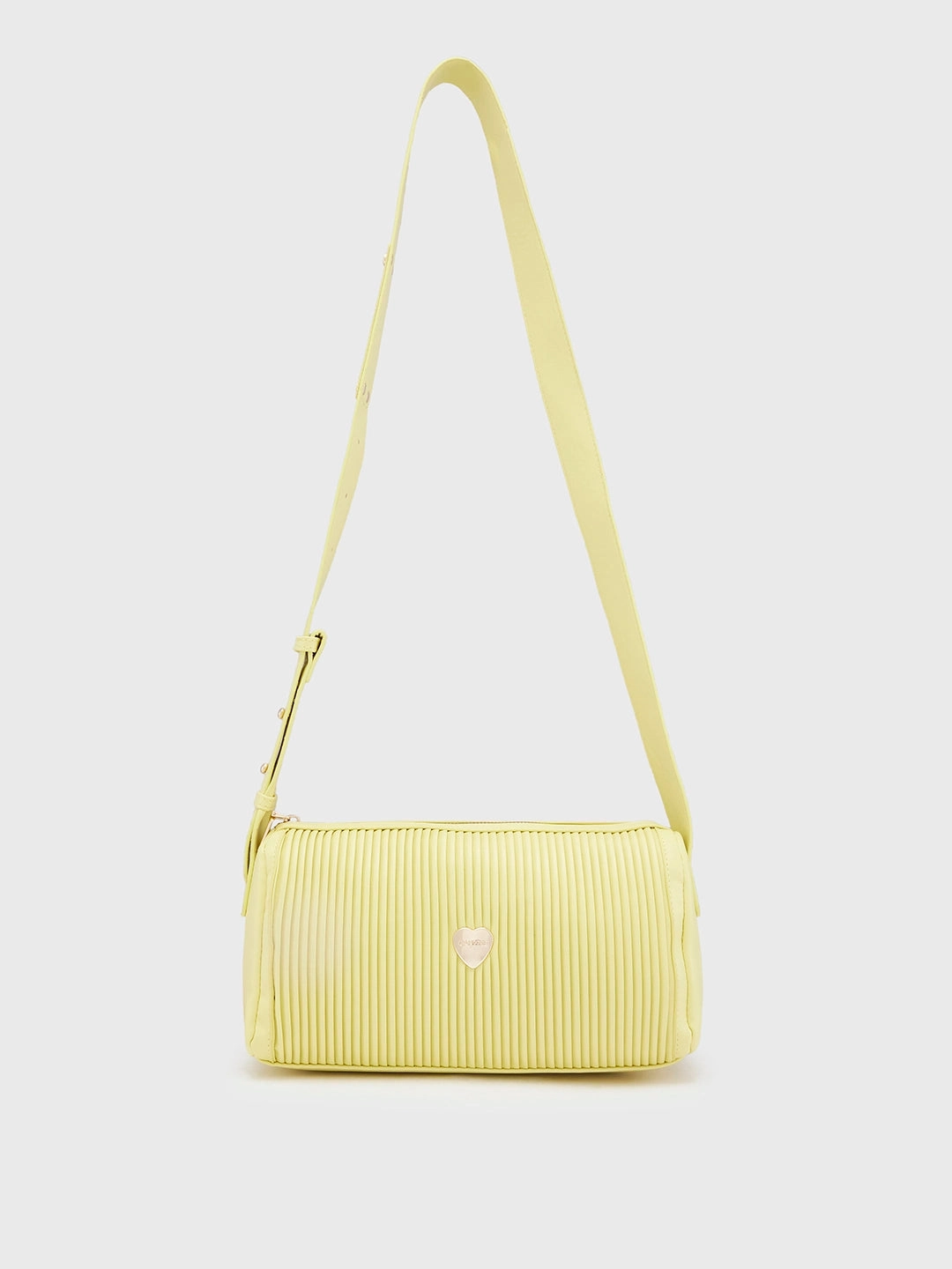 Caprese Ava Medium Lemon Yellow Sling Bag