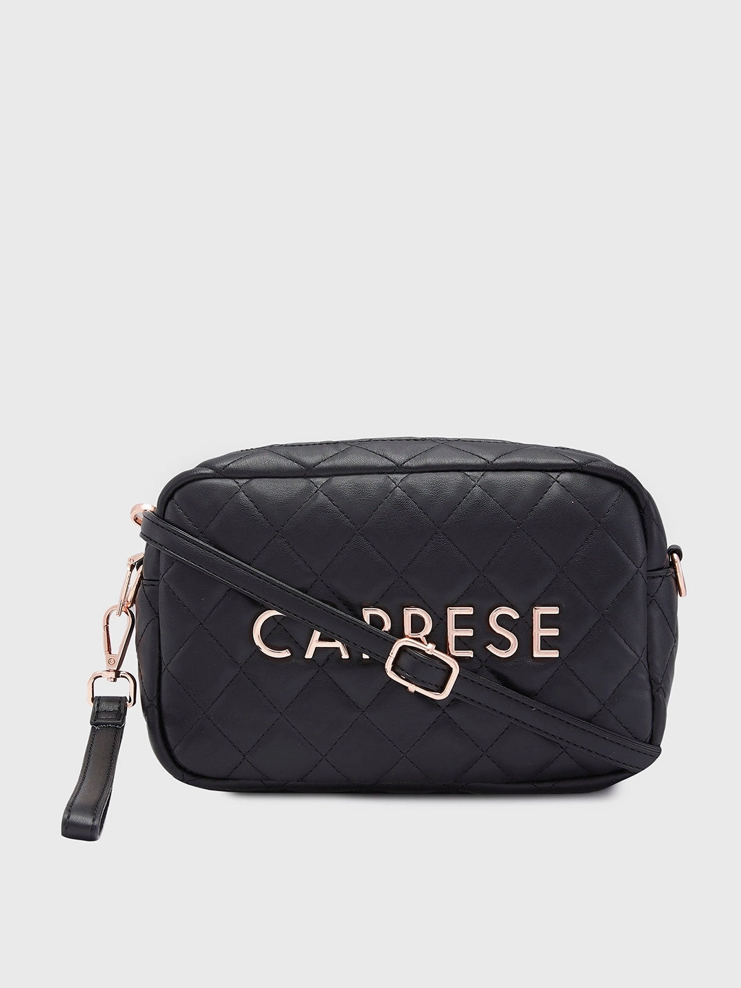 Caprese Ava Small Black Sling Bag