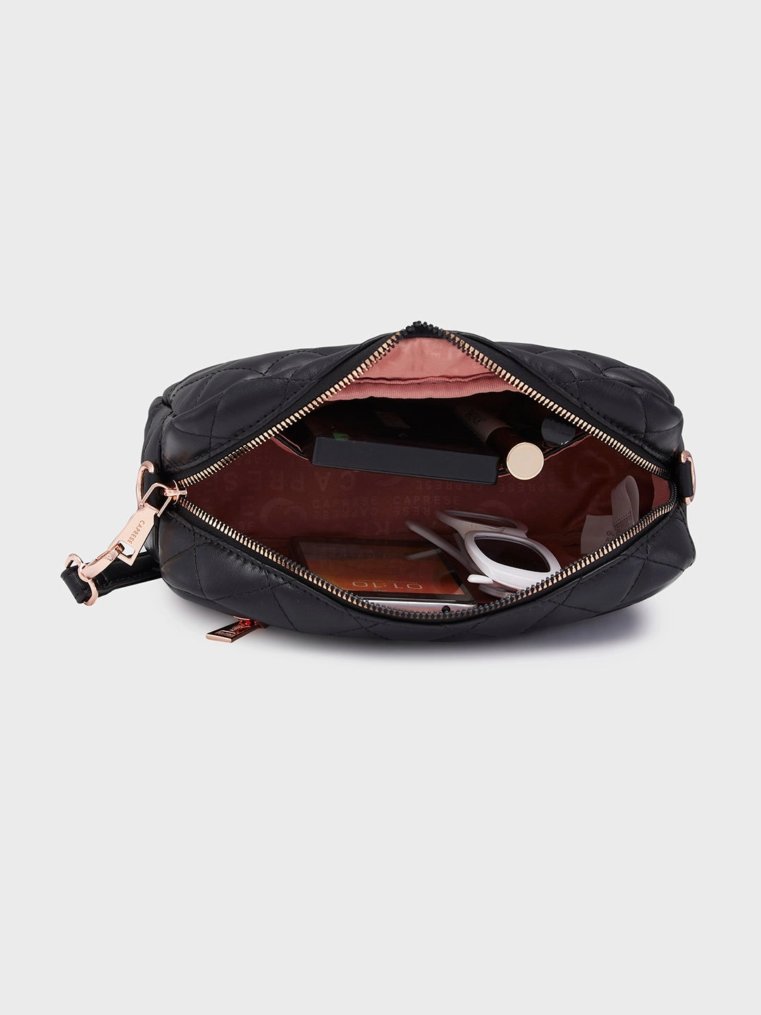 Caprese Ava Small Black Sling Bag