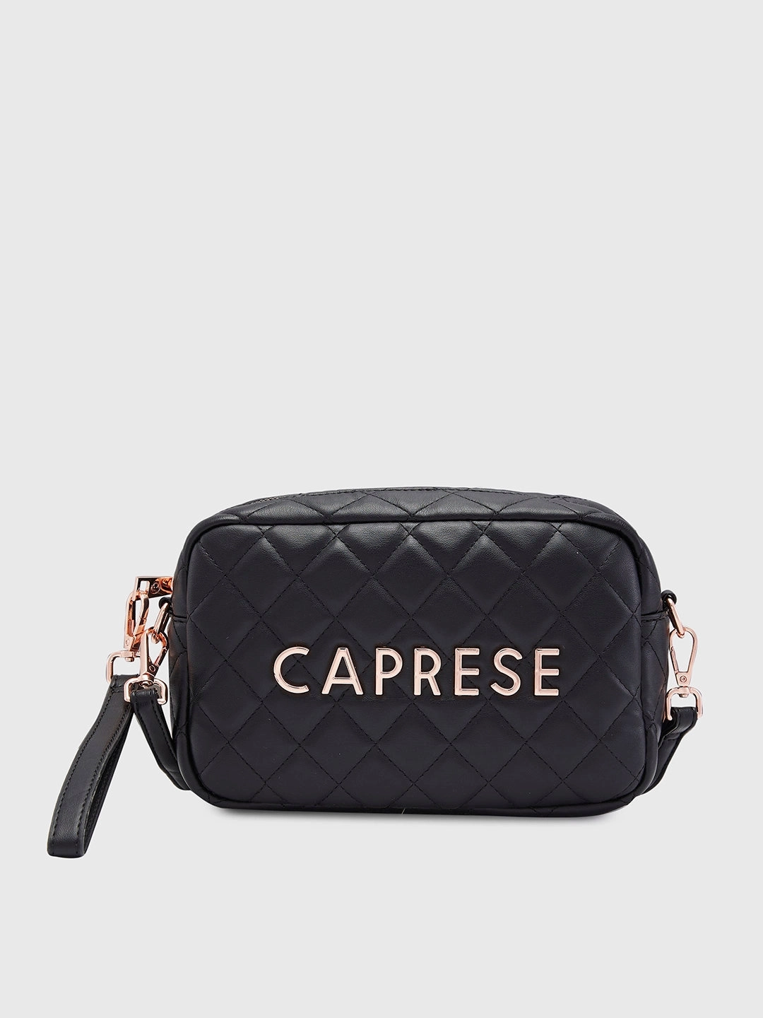 Caprese Ava Small Black Sling Bag