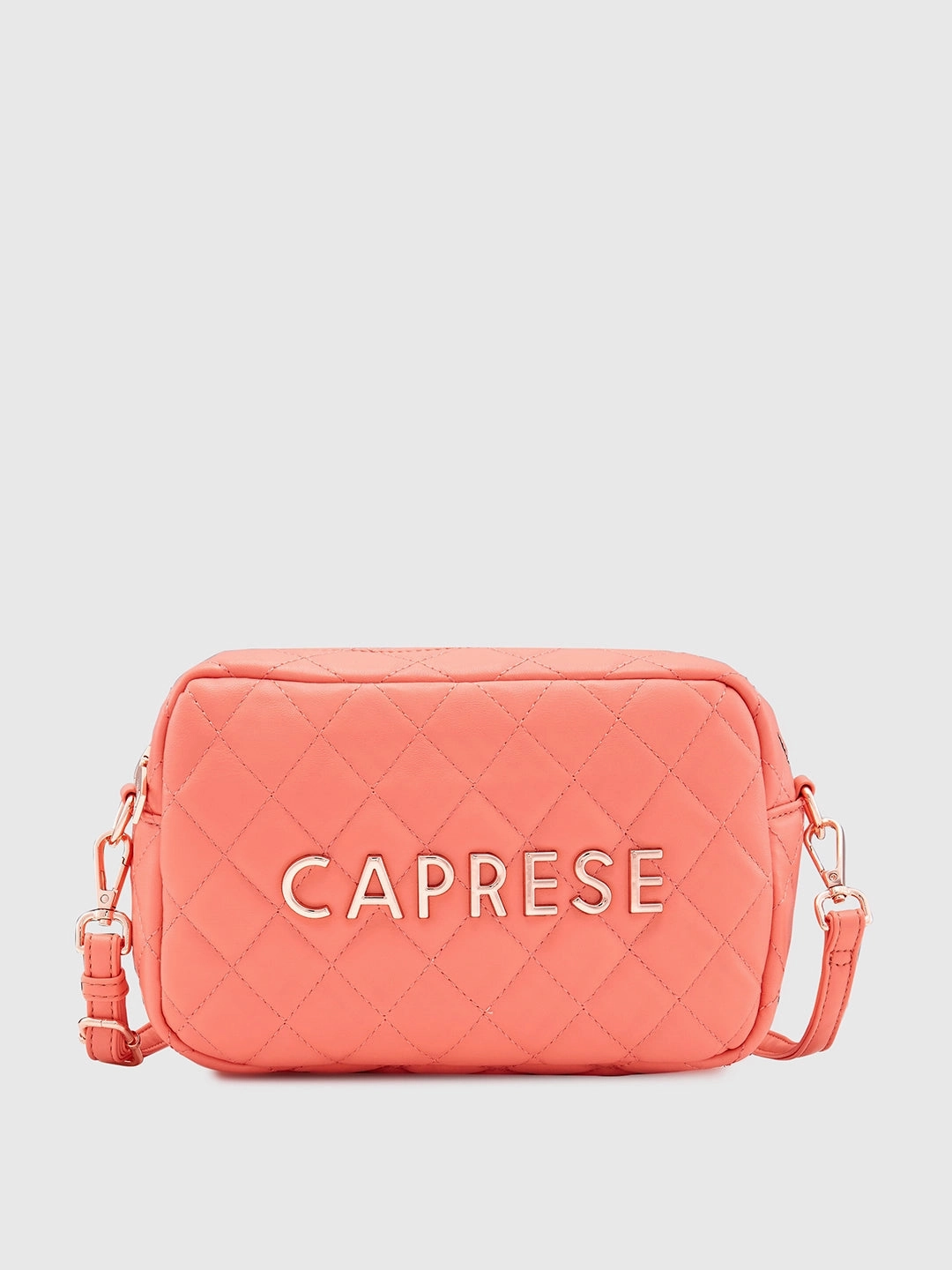 Caprese Ava Small Coral Sling Bag