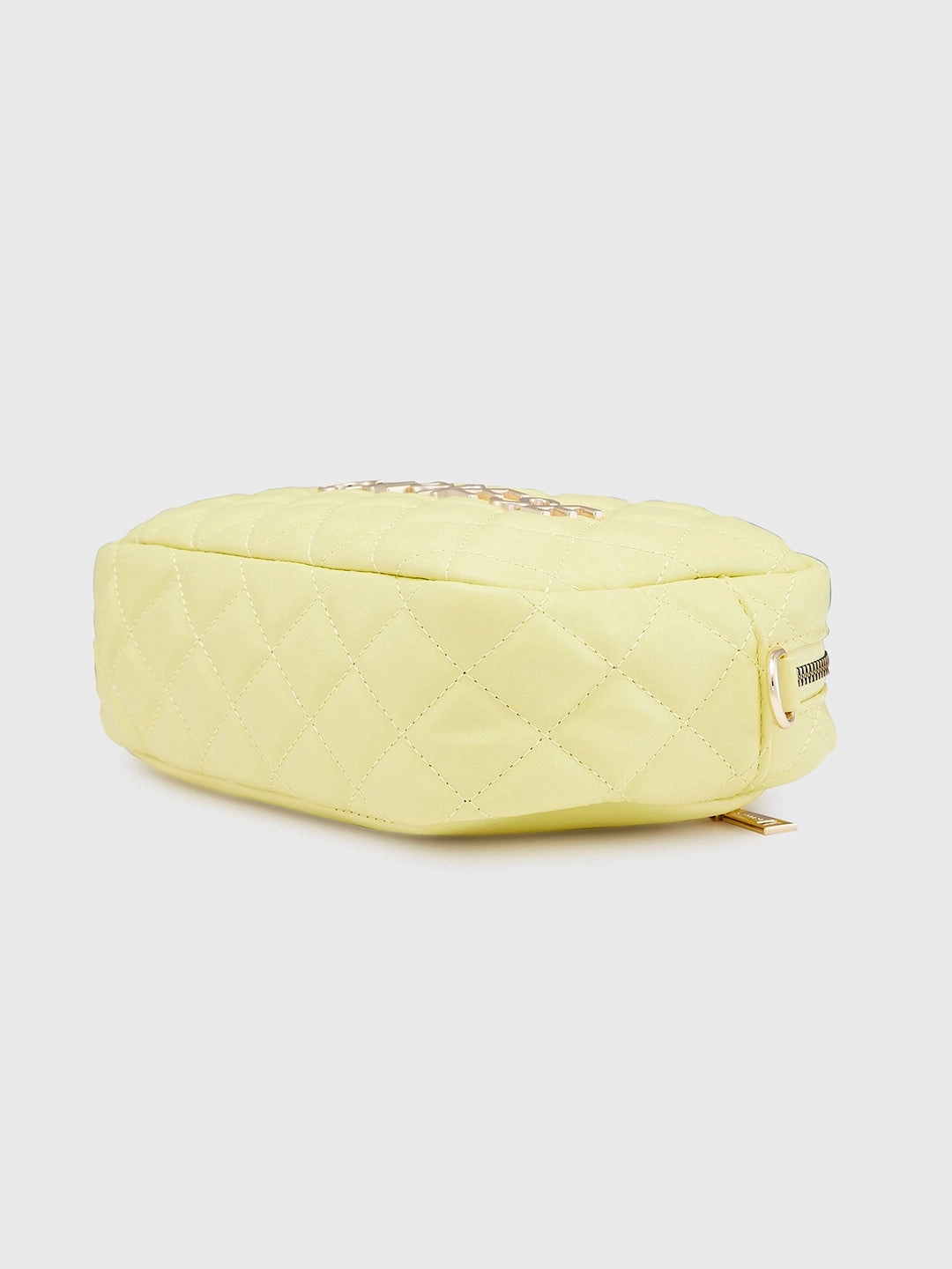 Caprese Ava Small Lemon Yellow Sling Bag