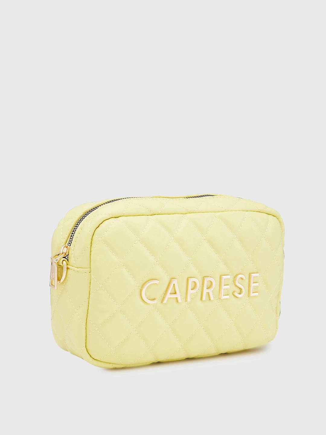 Caprese Ava Small Lemon Yellow Sling Bag