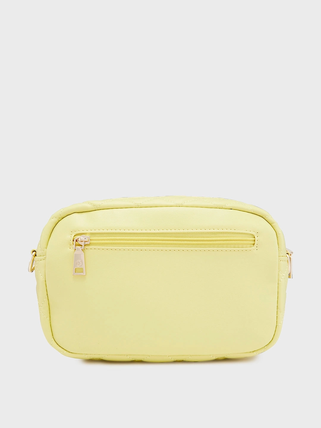 Caprese Ava Small Lemon Yellow Sling Bag