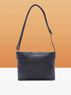 Caprese Azzura Medium Black Sling Bag