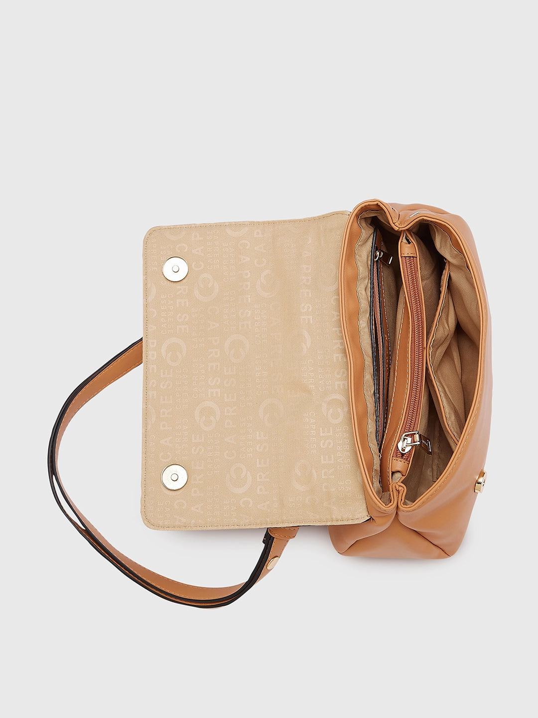 Caprese Bloom Medium Apricot Sling Bag