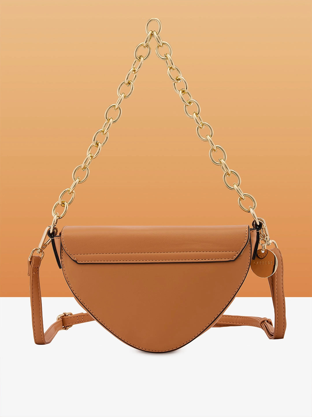 Caprese Bloom Small Apricot Sling Bag