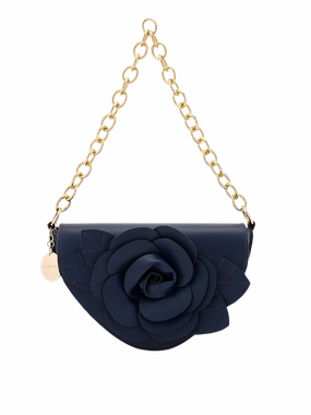 Caprese Bloom Small Navy Sling Bag
