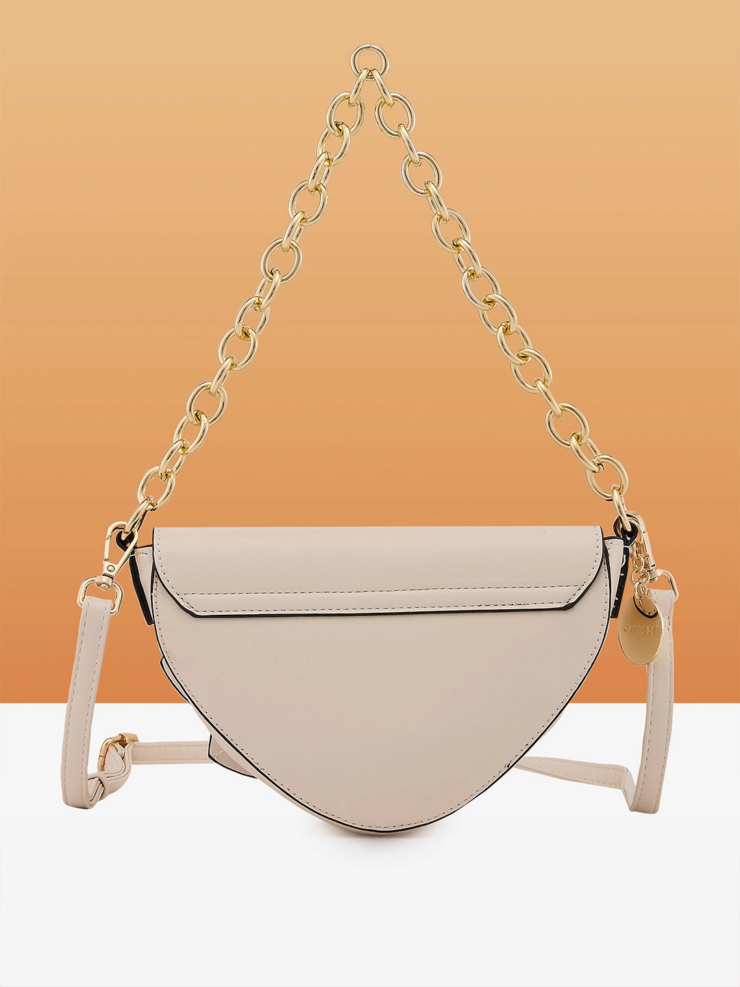 Caprese Bloom Small Off White Sling Bag