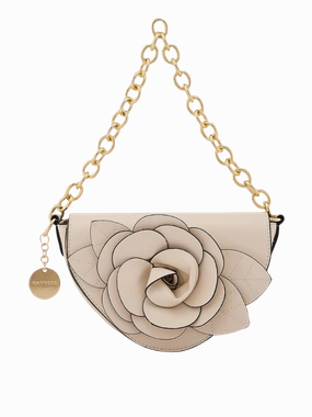 Caprese Bloom Small Off White Sling Bag